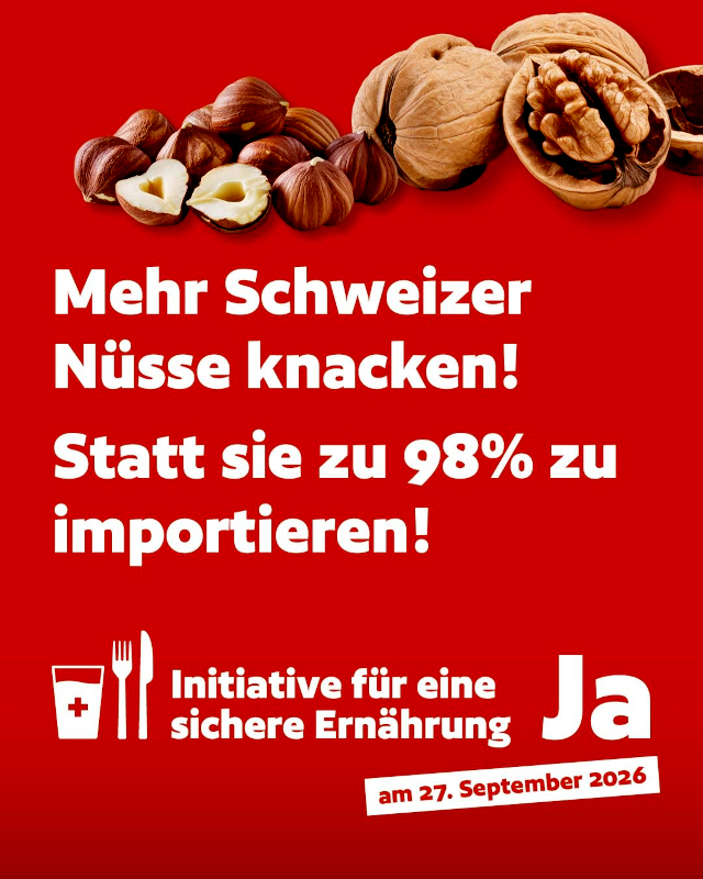 Für eine sichere Ernährung in der Schweiz