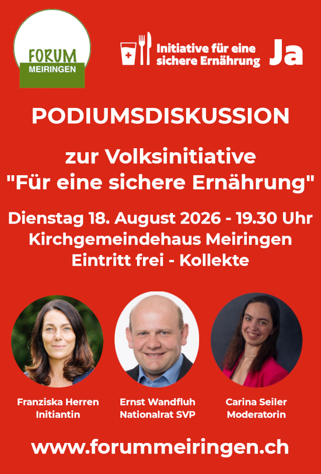 Für eine sichere Ernährung in der Schweiz