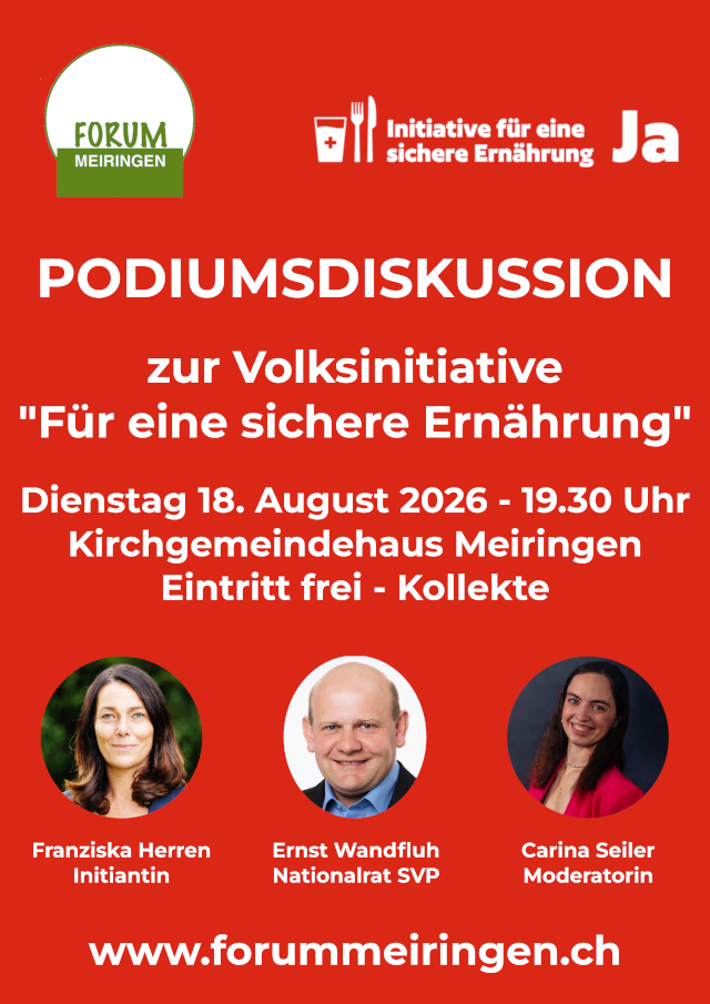 Für eine sichere Ernährung in der Schweiz